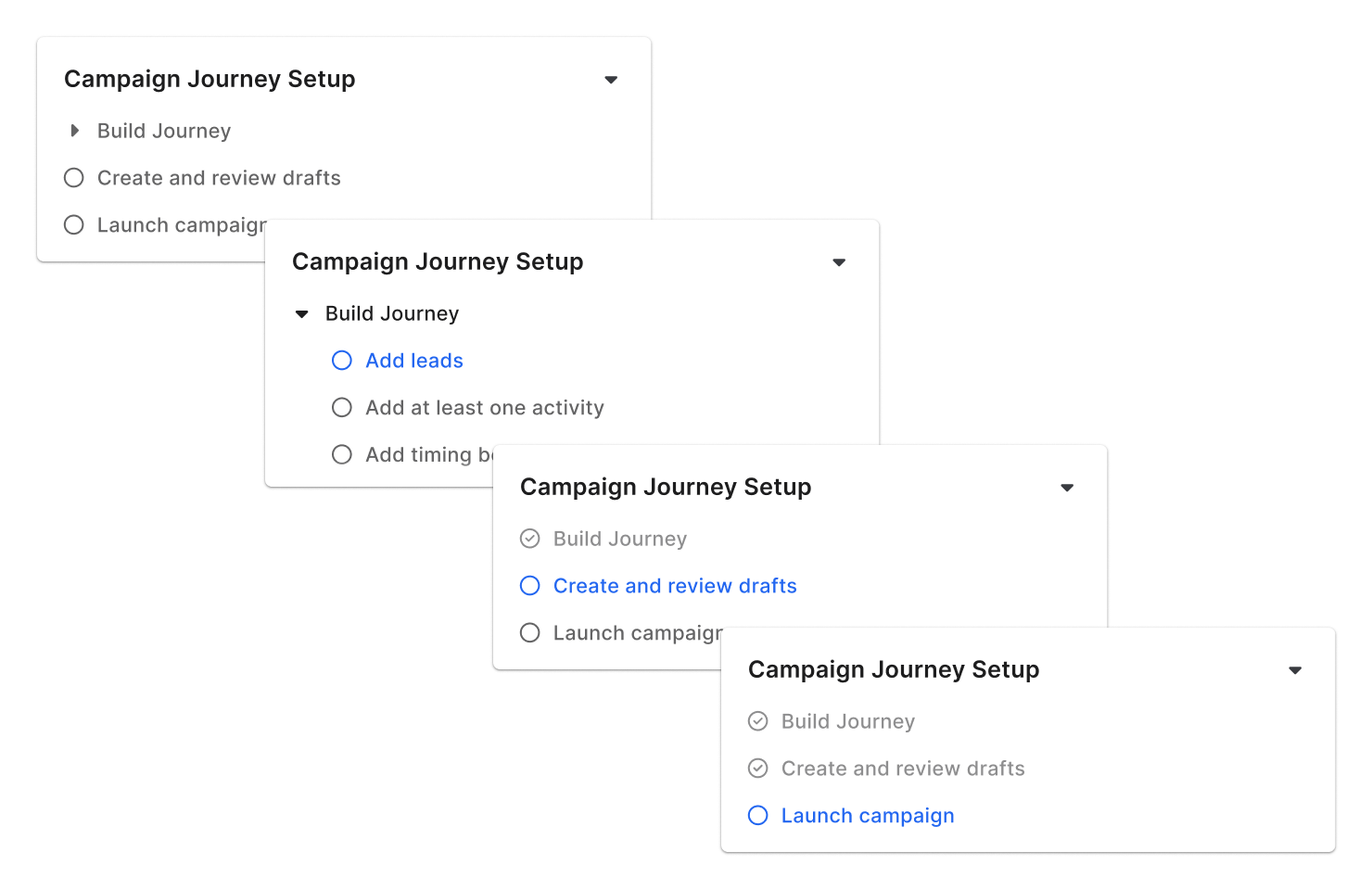 Campaign Plan component inside the chat