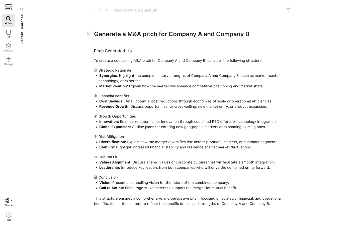 Before Canvas — ephemeral output in chat